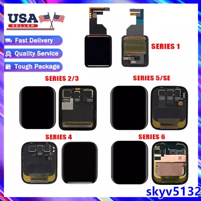 For Apple Watch Series 1 2 3 4 5 6 SE  LCD Display Touch Replacement Screen Lot • $70.79