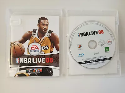 NBA Live 08 Sony Playstation 3 PS3 PALBasketball Mint Complete ESPN FIBA • $19.99