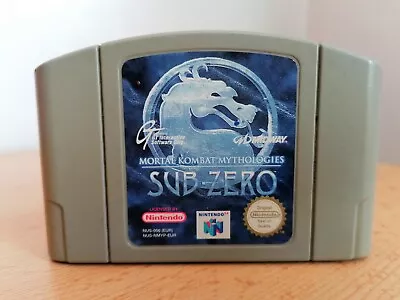 Mortal Kombat Mythologies Sub-Zero (Nintendo 64 N64 1997) PAL EUR *Cartridge* • $74.99