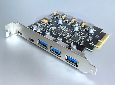 5 Port SuperSpeed+ USB 3.2 Type-A+C Gen 2 PCIe Card *Apple Mac Pro 31-51 & 71 • $59.98