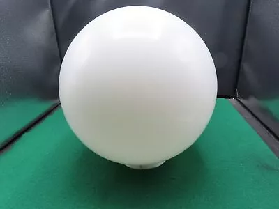 Large White Milk Glass Ball Shade With 3-3/4” Top Fitter Opening • $12