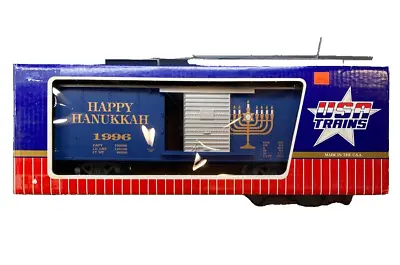 NEW VINTAGE USA TRAINS Happy Hanukkah Reefer Car 1996 G Scale GAUGE • £69.95