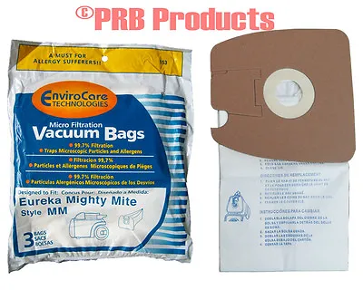 $103.24 • Buy Eureka 3680 Sanitaire Style MM Mighty Mite Canister Vacuum Allergy Bag 602695