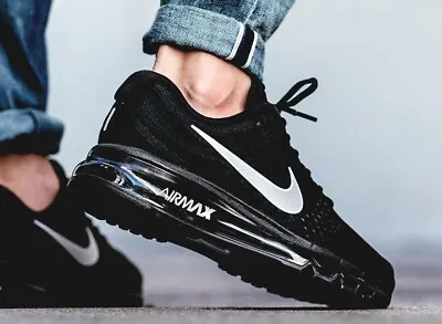 $219.99 • Buy New Men's Nike Air Max 2017 In Black/White-Anthracite  Colour Size US 10
