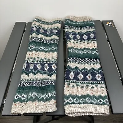 American Eagle Leg Warmers Striped Knit One Size Fits Most • $21.95