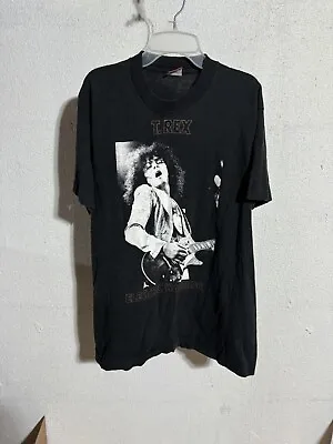 Vintage 80s T. Rex Electric Warrior Marc Bolan T Shirt L David Bowie Lou Reed • $175