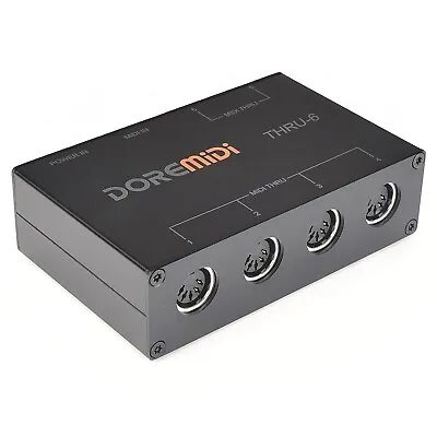 CAMOLA MIDI Thru 6 Box USB MIDI Interface 1-in 6-out MIDI Thru Box MIDI Split... • $62.84