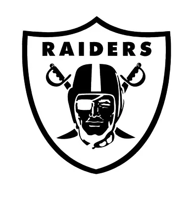 Vinyl Decal Truck Car Sticker Laptop - Football NFL Oakland Raiders  • $4