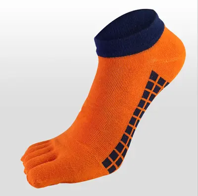 Men's Five 5 Pairs Finger Toe Breathe Socks Cotton Ankle Casual Sports Low Cut • £12.99