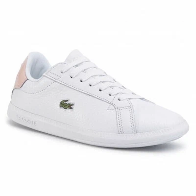 £26.99 • Buy Lacoste Graduate White Leather  Trainers Size 6