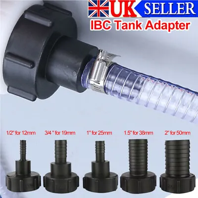 UK IBC Tank Adapter Adaptor Connector Water Tank Outlet Connection Fitting Tool • £7.99
