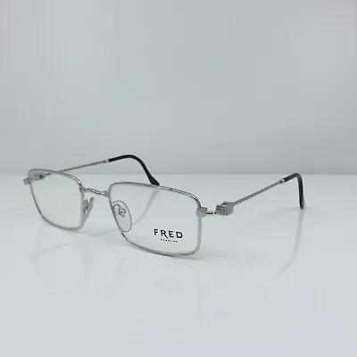 New Authentic Vintage FRED Lunettes Tropique Eyeglasses C. 002 Platine 53-20mm • $999.99