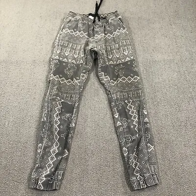 Zanerobe Jogger Pants Mens Size 30 Gray Cotton Paisley Sureshot Tapered • $19.95