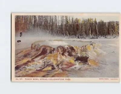 $20.37 • Buy Postcard Punch Bowl Spring, Yellowstone Park, Wyoming, USA