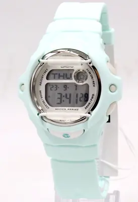 New Casio Baby-G Mint Green Chronograph Silicone Women Watch 40mm BG169R-3 $89 • $69.42