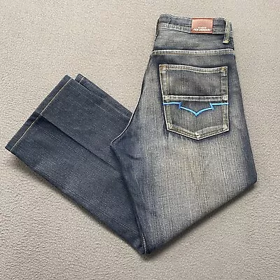 Vintage Ron Chereskin Jeans Mens 30x32* Blue Denim Embroidered Baggy Y2K • $24.99