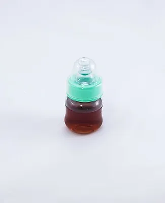£7.78 • Buy 2 Ounce Mint Green Preemie Sealed Reborn Baby Juice Bottle W/NO HOLE NIPPLE