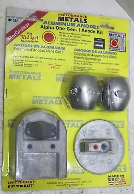 # 10108A Performance Metals Mercruiser Aluminum Anodes Alpha 1 Gen I Anode Kit • $44.95