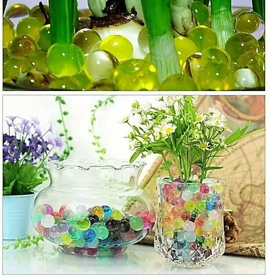 £2.99 • Buy 5000pcs Crystal Water Beads Vase Filler Balls Multicolor Plant Decoration