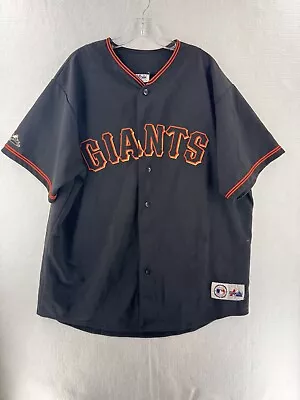 San Francisco Giants MLB Majestic Black Jersey Mens Size XL #48 • $39.99