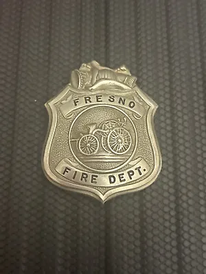 Vintage 1900'S Fresno California  CA Fire Dept. Steamer Badge • $169.99