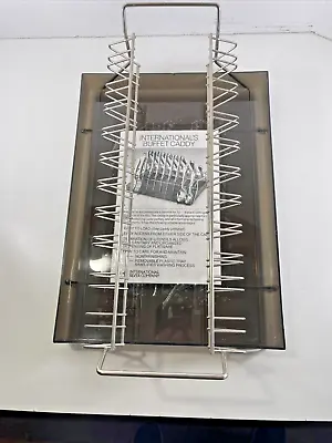 Vintage International Silver Co. Silverware Buffet Caddy Holds Service For 12 • $38.99