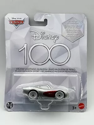 Disney Pixar Cars 100thCelebration Silver Cruisin McQueen (Chase) Imperfect Card • $7.99