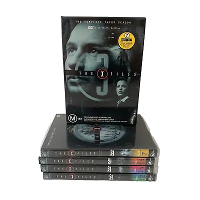 The X Files Season 3 Three DVD Box Set | 7 Discs Reg 4 Complete Collectors Ed • $19.99