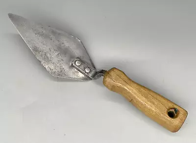 Vintage 5 3/4  Pointing Trowel Bricklayers Trowel Builder Tool • $13.68