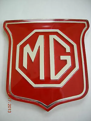 Mg Mgb Grill Emblem Badg Eshield  Mgb Years 73 - 74 Red • $29.95