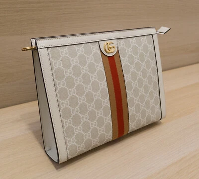£450 • Buy Gucci Ophidia  GG Limited Edition Monogram Squared Zip Pouch