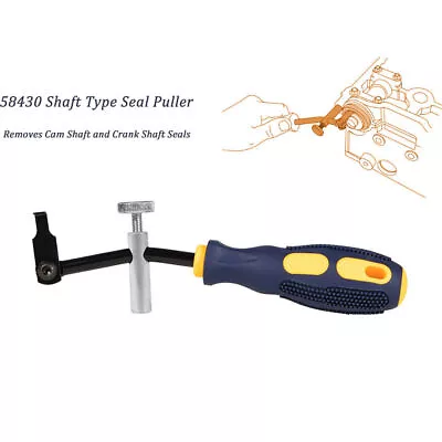 58430 Shaft Type Seal Puller W/ Spare Hook Crankshaft Camshaft Remover Auto Tool • $15.28