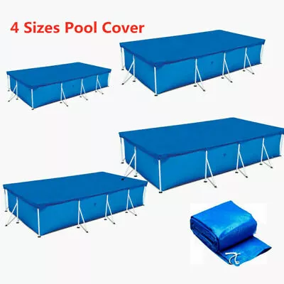 Swimming Pool Cover For Outdoor Garden Intex Bestway Frame Steel Pools • £8.99