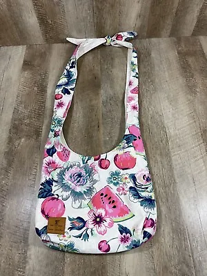 Vera Bradley X New Hope Girls Hobo Shoulder Bag Rosy Garden Picnic One Size • $19.99