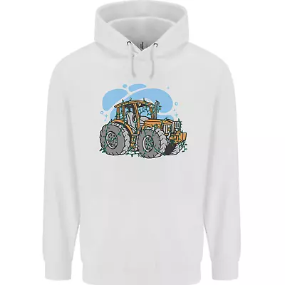 Christmas Tractor Farming Farmer Xmas Childrens Kids Hoodie • £17.99