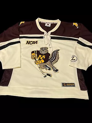 Vtg Minnesota Golden Gophers NCAA Ice Hockey Jersey Mens Size 44 • $150