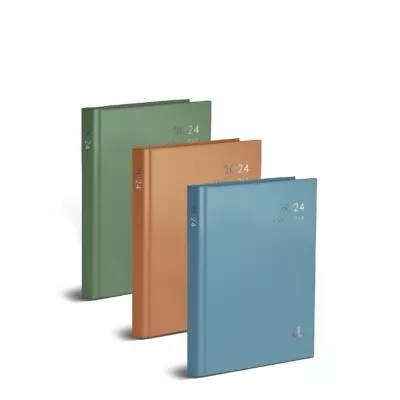 2024 Diary Colour Block A4 A5 A6  SLIM Diarires Trendy Colours Diaries • £2.99