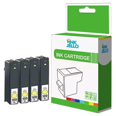 4 Yellow Ink Cartridge For Lexmark LM100 Platinum Pro 905 Prestige Pro 805 • £9.66
