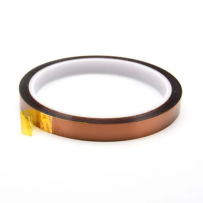 10mm X 33m 100ft Kapton Tape High Temperature Heat Resistant PolyimideH:da • £3.48