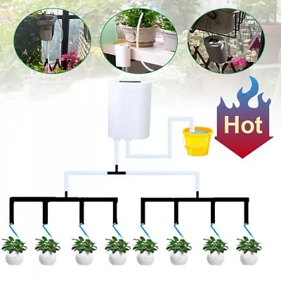 NEW Automatic Micro Drip Irrigation Watering System Kit Plant Garden Greenhouse • £17.92