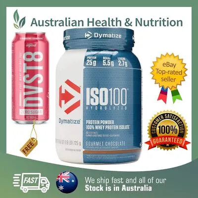 Dymatize Iso 100 1.4lb + Free Same Day Shipping & Dvst8 Can & Sample • $79.90