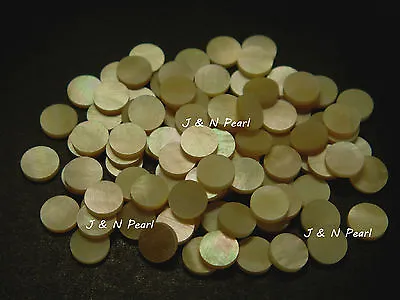 100+5pcs Free 9.52mm/3/8  Gold Mother Of Pearl Dots Inlay MaterialBow Slide Eye • $26.39