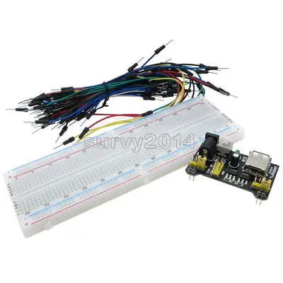 New MB-102 Solderless Breadboard Protoboard 830 Tie Points 2 Buses Test Circuit • $2.47