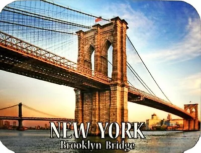 New York Brooklyn Bridge Photo Fridge Magnet • $7.99