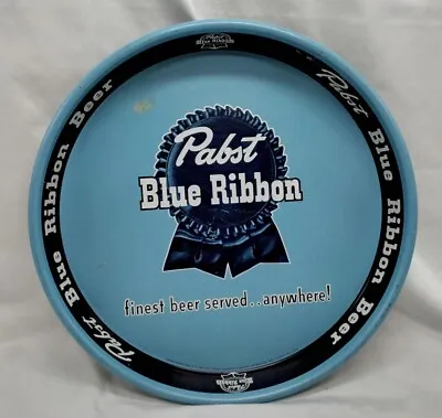 Pabst Blue Ribbon Beer Metal Serving Tray-finest Beer Served-anywhere!-vintage • $74.95