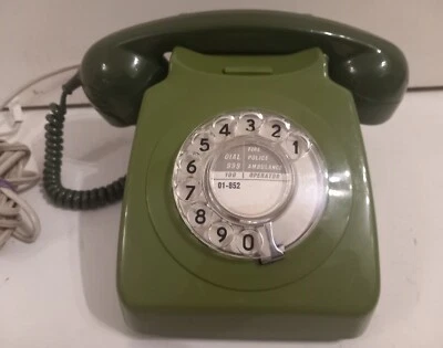  Old..1970s/80soriginal Telephone 746...( 2-Tone Green) Working  • £34.98
