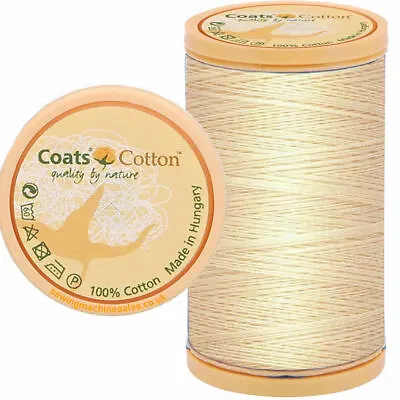 Coats Cotton Thread Dark Cream 1418 • £2.34