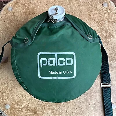 Palco Canteen Made In USA Green Cover With Strap Vintage • $22.67