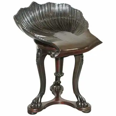 Very Rare 19th Century 1880 Italian Venetian Grotto Fantasy Stool Height Adjust • $3421.69