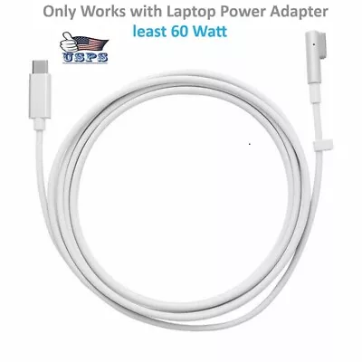 MacBook Magsafe1 45W 60W 85W 2008-2012 Charger Cord Works On USB-C Power Adapter • $9.25